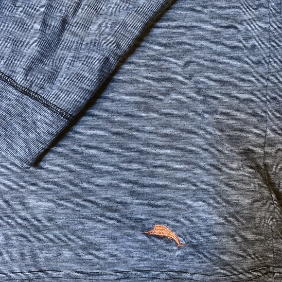 Men’s Tommy Bahama Polo half Button Up long sleeve - Picture 4 of 5